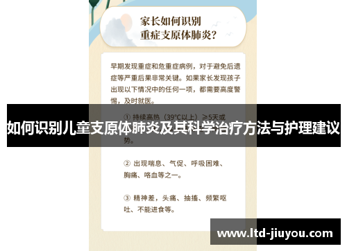 如何识别儿童支原体肺炎及其科学治疗方法与护理建议
